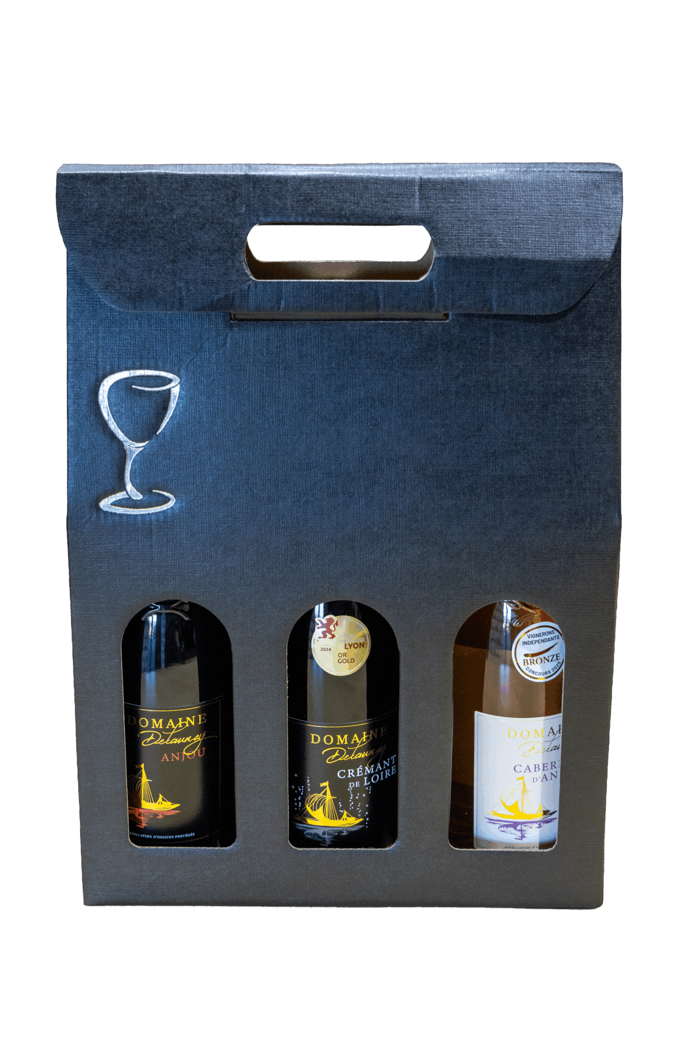 Valisette Crémant, Anjou Rouge et Cabernet d’Anjou